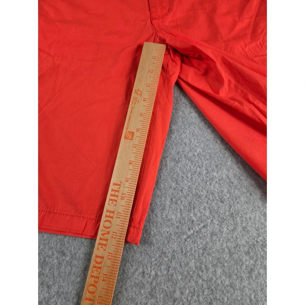 Arizona Jean Co Girls Chino Shorts Coral Red Size 20 Regular Flat Front New